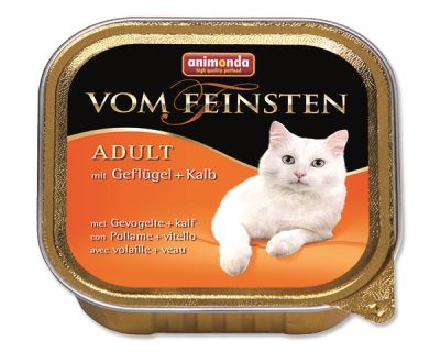 Animonda Vom Feinsten Paštéta - hydina & teľacie pre dospelé mačky 100 g