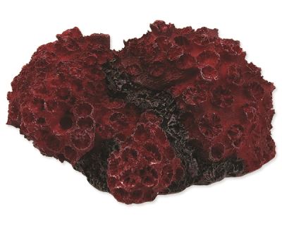 Dekorace AQUA EXCELLENT Mořský korál červený 11 x 9,6 x 5,3 cm