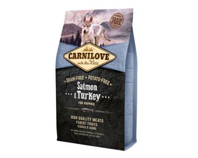 Carnilove Dog Salmon & Turkey for Puppies 4kg