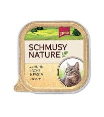 Schmusy Nature Menu Junior vanička - losos & jahňa pre mačiatka 100 g