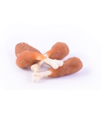 Kalciová kosť obalená kuracím mäsom - sušené maškrty pre psa Labet 500 g