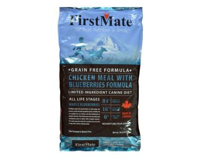 First Mate Dog Chicken& Blueberry