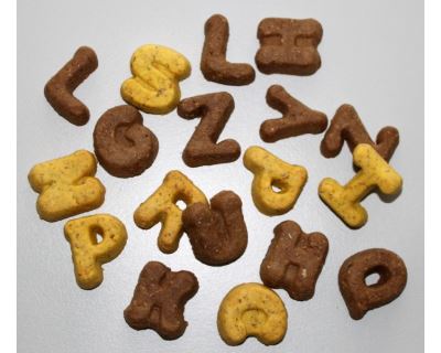 ALPHABET MIX - směs sušenek abeceda 1 kg DOPRODEJ