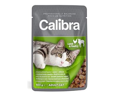 Calibra Cat kapsička jahňacie a hydinové v omáčke 100 g