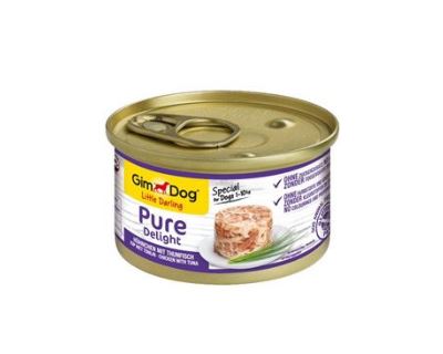 Gimdog Pure delight konz. kuře s tuňákem 85g