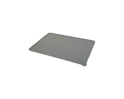 Podložka hladká SILICONE pod misku, šedá M Zolux