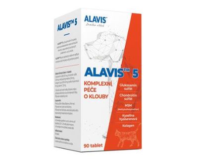 Alavis 5 pre psov a mačky - kompletné kĺbová výživa, 90 tabliet