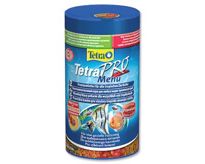 tetra Pre Menu 4 druhy lupienkov pre tropické ryby 250 ml