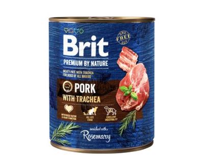 Brit Premium Dog by Nature  konz Pork & Trachea 800g