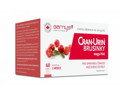 Barny's Cran-Urin megaPAC BRUSINKY 60 kapslí