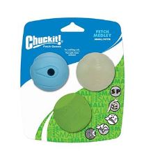 Hračka pes Chuckit Fetch Medley S 5cm/3ks