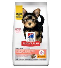 Hill&#39;s Can. SP+AB PftDig Puppy Sm&amp;Mini Chic Rice 1,5kg
