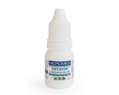 Micromed Očné kvapky s iónmi striebra pre zvieratá 10 ml