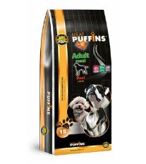 Puffins Dog Adult Maxi Beef 15kg