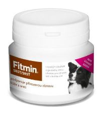 Fitmin Srsť - doplnkové krmivo pre kvalitnú srsť psov, 125 tabliet