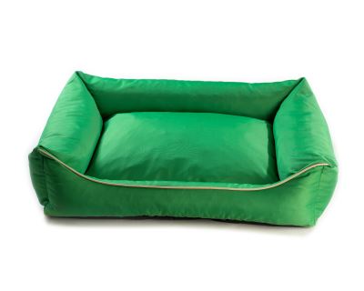 Pelech pre psa Argi obdĺžnikový - odnímateľný povlak z polyesteru - zelený - 90 x 70 cm