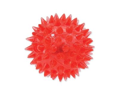 Hračka DOG FANTASY míček LED růžový 5 cm