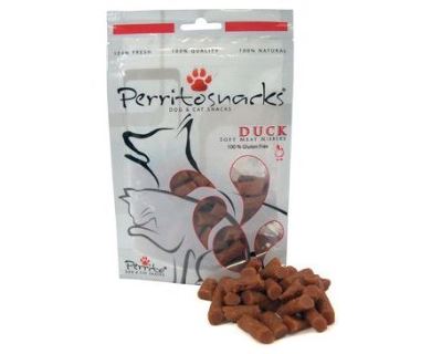 Perrito Snacks Duck Nibbles - kačacie maškrta pre psov a mačky 50 g