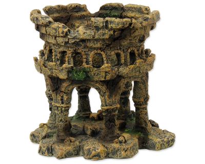 Dekorace AQUA EXCELLENT Zřícenina hradu 12,5 cm 1ks