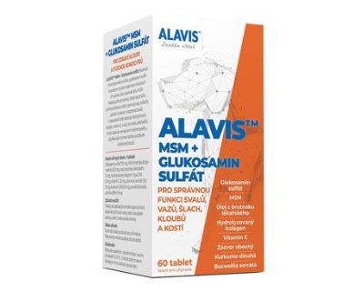 Alavis MSM + Glukosamin sulfát pre psy, 60 tabliet