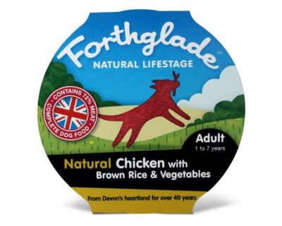 Forthglade Natural Lifestage Adult konzerva pre dospelých psov - kura & ryža & zelenina