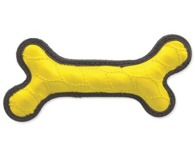 Hračka DOG FANTASY Rubber kost žlutá 24 cm