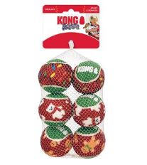 Kong hračka pes Vánoční míčky M Kruuse 6ks