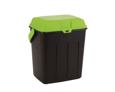 Maelson box na granule - černá / zelená - 27 x 22 x 31 cm
