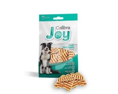 Calibra Joy Dog Dental Chicken Waves - vlnky z kuracieho mäsa a ryže pre dentálnu hygienu 80g