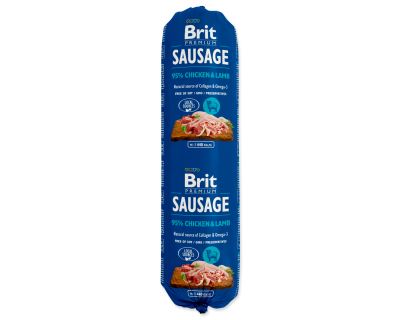 Akce Salám BRIT Premium Dog Sausage Chicken & Lamb