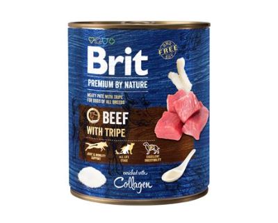 Brit Premium Dog by Nature  konz Beef & Tripes 800g