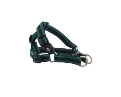 Postroj BUSTER Airmesh reflexní L, 25mm zelený