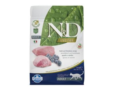 N&D Grain Free Cat Adult Lamb & Blueberry - jahňacie & čučoriedky bezobilné pre dospelé mačky 300g