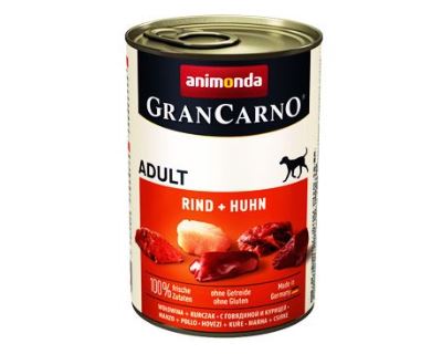Animonda Gran Carno Konzerva - hovädzie & kura pre psov 400 g