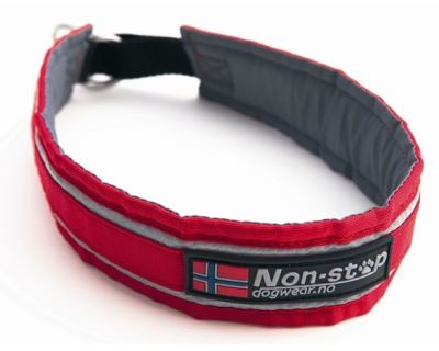 Non-Stop Dogwear Obojok polosťahovací červený, 45 cm