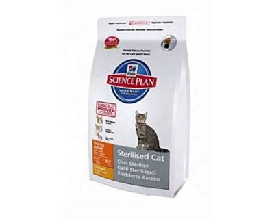 Hill 'Feline Dry Adult Young Sterilised Chicken 3,5 kg