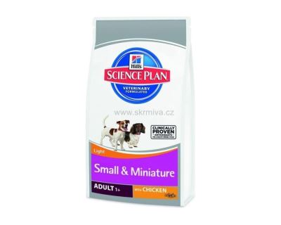 Hill´s Science Plan Canine Dry Adult Small Miniature Light 1,4 kg