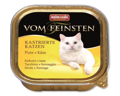 Animonda Vom Feinsten Castrate Paštéta - morka & syr pre kastrované mačky 100 g