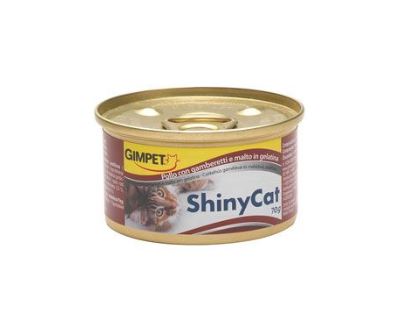 Gimpet kočka konz. ShinyCat kuře+kreveta+maltoza 70g