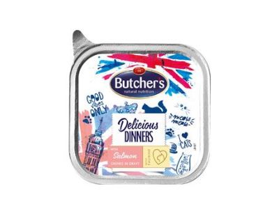 Butcher's Cat Pro Series Del.Dinner losos vanička 85g