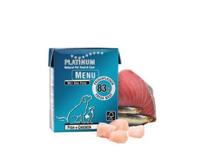 Platinum Menu Fish & Chicken paštéta - ryby & kura 375 g