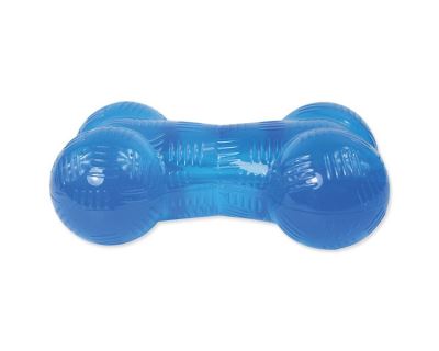 Hračka DOG FANTASY Strong kost gumová modrá