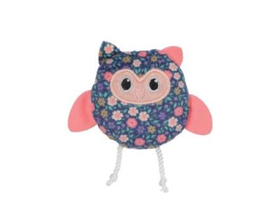 Hračka kočka ETHICAT FLORAL sova catnip Zolux