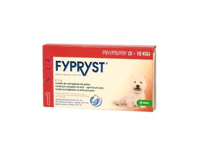 Fypryst Spot-on Dog S sol 3x0,67ml (2-10kg)