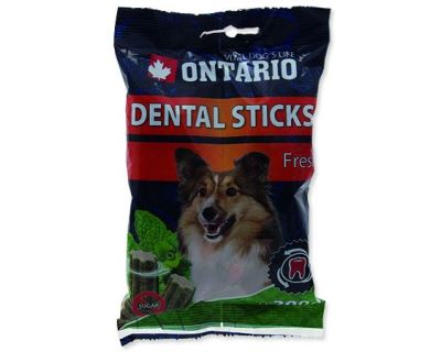 Ontario Dental Stick Fresh - mätová tyčinka pre psov 200 g