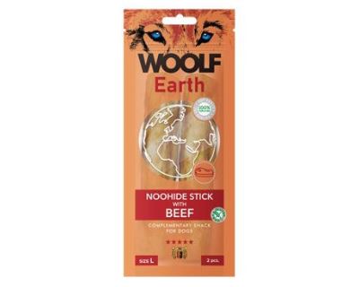 Woolf pochoutka Earth NOOHIDE L Sticks with Beef 85g