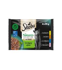 Sheba kapsa Nature Mix výběr 4x85g