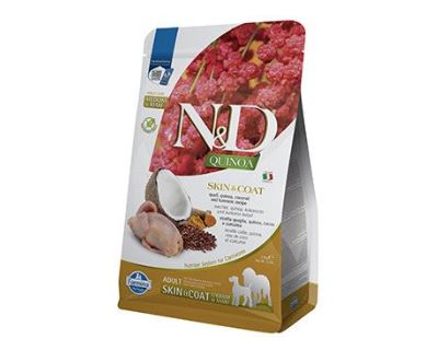 N&D Quinoa DOG Skin&Coat Quail Adult M/L 2,5kg