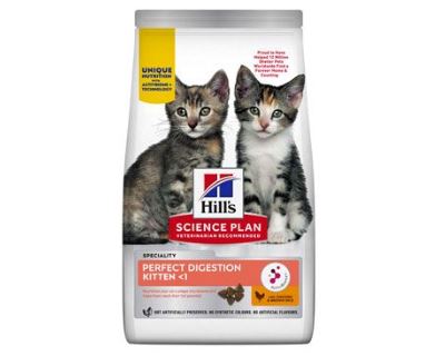 Hill's Fel. SP+AB Perfect Dig Kitten Chick Rice 1,5kg
