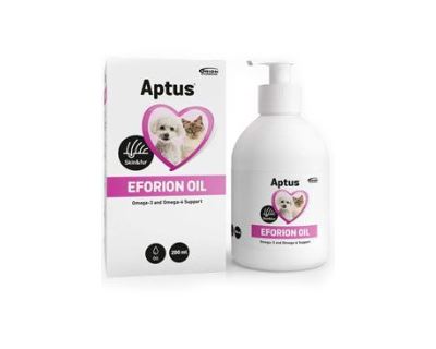Aptus Eforion Olej mix pre zdravie pokožky, srsti a pazúrov psov a mačiek, 200 ml